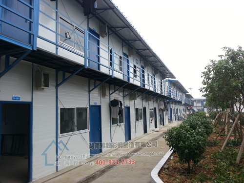 長沙星沙污水處理廠標(biāo)準(zhǔn)K式雅致活動板房工程(精致、舒適)