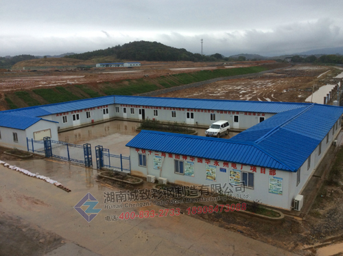 中鐵十二局集團神華國華永州電廠項目部四合院式非標豪華活動房