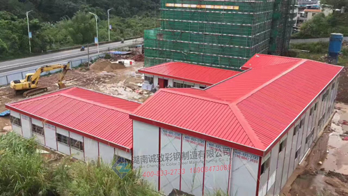 梅大高速公路梅州東環線項目中心試驗室標準K式四坡活動房