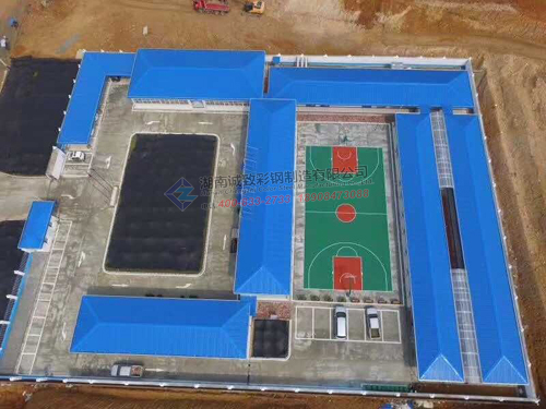 太平洋建設集團邵陽項目部駐地豪華四坡活動房工程